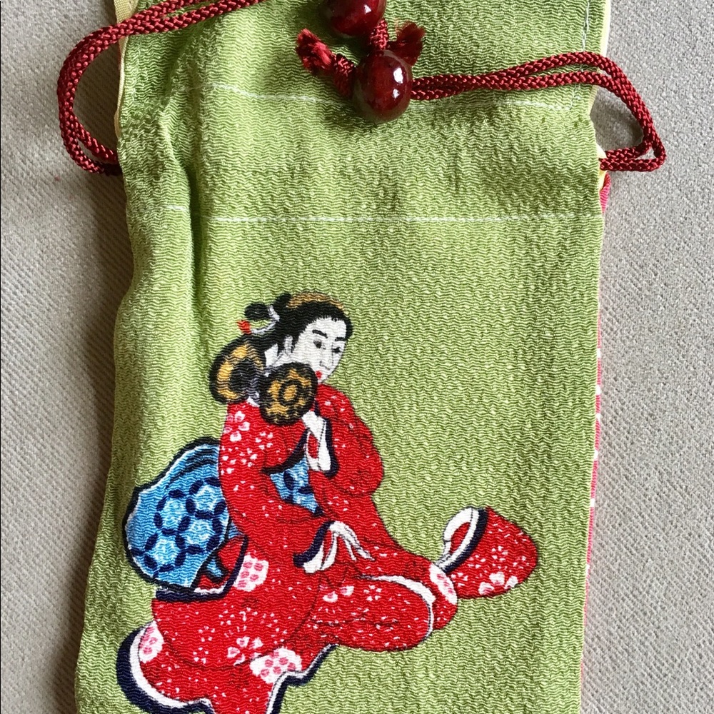 Japanese Geisha Drawstring Bag - Picture 6 of 8